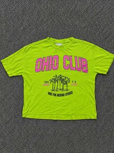 Neon Green Ohio Club Graphic T-Shirt