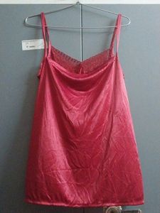 Elegant Red Nightgown 3+2 pc