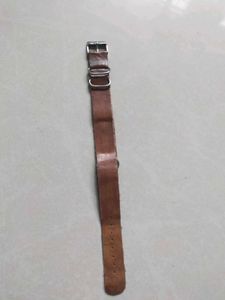 20 mm Brown Leather Watch Strap (Nato)