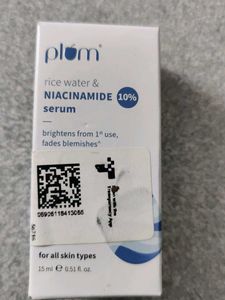 Plum Rice Water & Niacinamide Serum