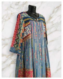 Stylish Printed Maxi Kurta for Women