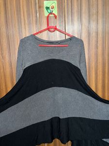 Chic Asymmetrical Tunic Top