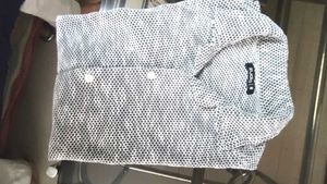 zudio brand  Men's Textured Short Sleeve Shirt