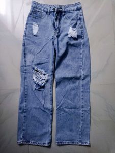 Ripped Blue Jeans