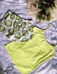 Cute Avocado Pajama Set