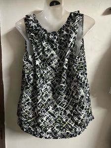 Stylish Sleeveless Printed Top