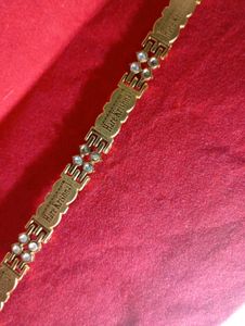 2 Vintage Gold Tone Bracelets
