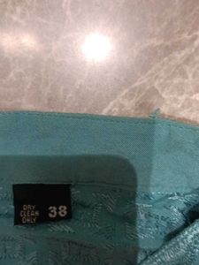 Teal Embroidered Kurta