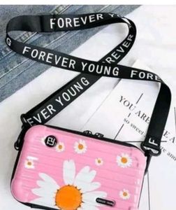 Butterfly Print Crossbody Bag