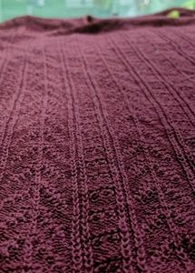 Burgundy Knit Sweater - Classic Style