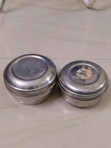 Stainless Steel Tiffin Containers - Set of 2