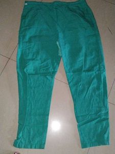 White &amp; Turquoise Full Pants