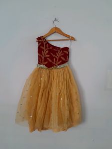 Cream Embroidered Frock (Girl's)