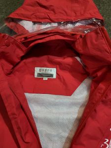 Red Rain Coat