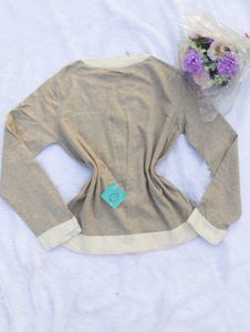 💋Korean Beige Cardigan Sweater💋