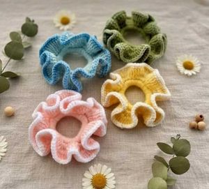 Handmade Crochet Scrunchies - Set of 4