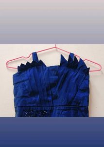 Blue Embellished Dress