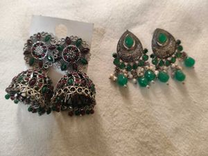 Designer Jhumka Earrings Set Combo