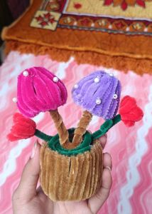 Handmade Pipe Cleaner Flower Pot