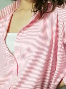 Pink Striped Shirt