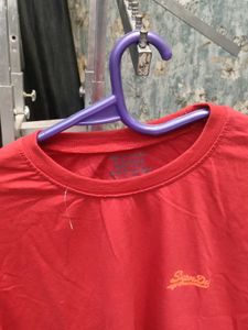 Superdry Red Long Sleeve Tee