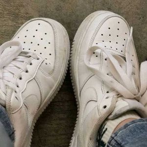 Classic White Air Force 1 Sneakers