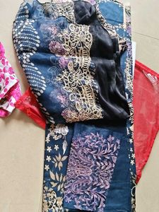 Designer Kurta Set with Dupatta dress material