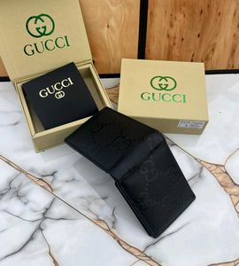 GUCCl*👉🏻*PURE LEATHER**PREMIUM WALLET*WD BOX
