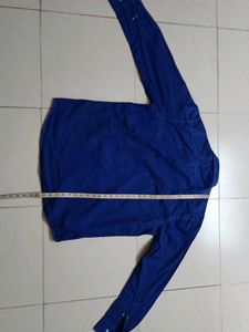 Men's Royal Blue Long Sleeve Shirt