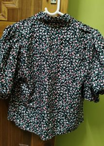 Floral Print Short Sleeve Shirt