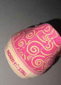Pink Embroidered Ballet Flats