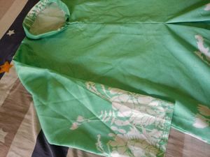 Lightweight Floral Print Kurta Set