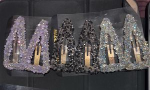 Sparkling Rhinestone Hair Clips Set