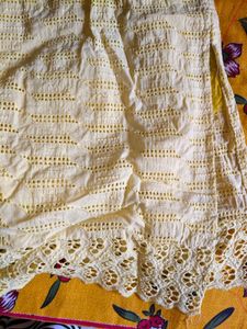 Elegant Yellow Chikankari Kurta