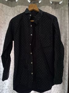Classic Black Dot Print Shirt