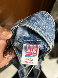 Denim Dungaree For 6-12 Month Old Baby