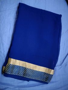 Elegant Blue Saree