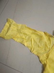 Yellow Embroidered kurta