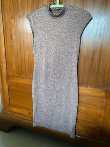 Sleeveless Mock Neck Knit Dress