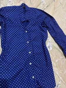 🌸Polka Dot Shirt Dress