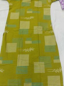 Stylish Lime Green Kurta Set