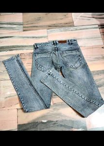 Acid Wash Denim Jeans