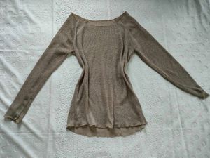Lightweight Ribbed Long Sleeve Top