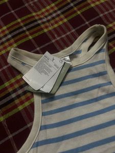 Striped Cropped Tank Top