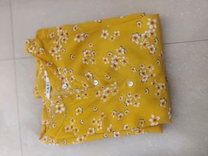 Elegant Yellow Kurti For College/Office Wear