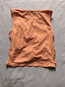 Orange fitted Top