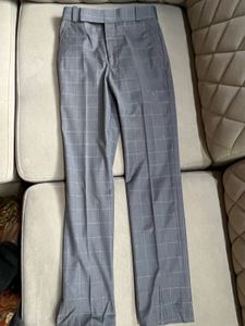 ✨ Elegant Grey Checked 3-Piece Suit Set ✨