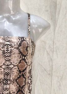 Snake Print One-Piece Swimsuit