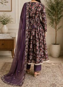 Floral Print Kurta Set with Dupatta