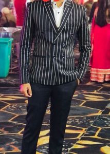 Men's Striped Suit Set